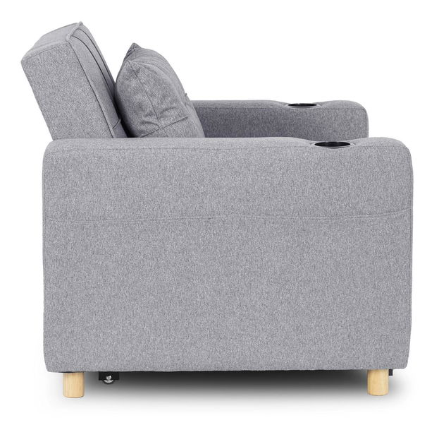 Fotoliu extensibil Suspendida (gri) 