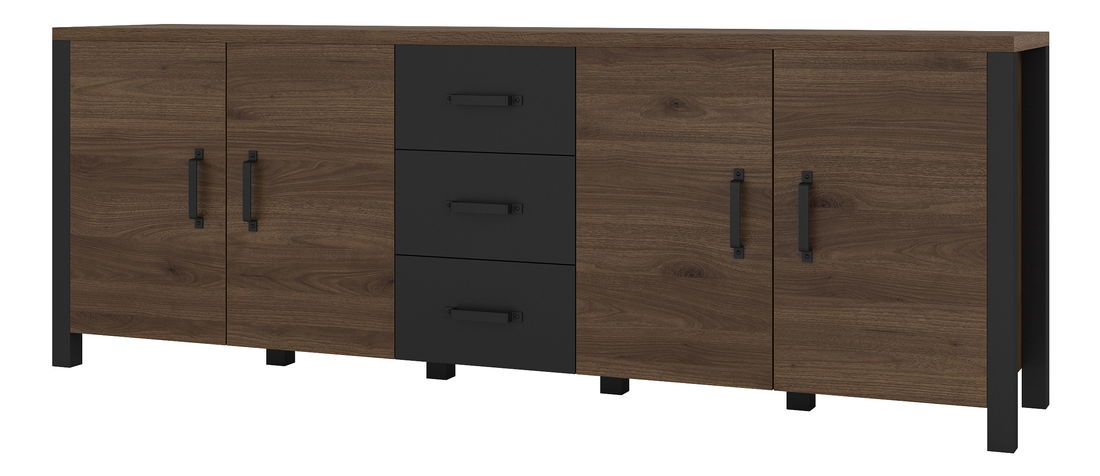 Komoda Oralee tip 25 (okapi + crna mat)