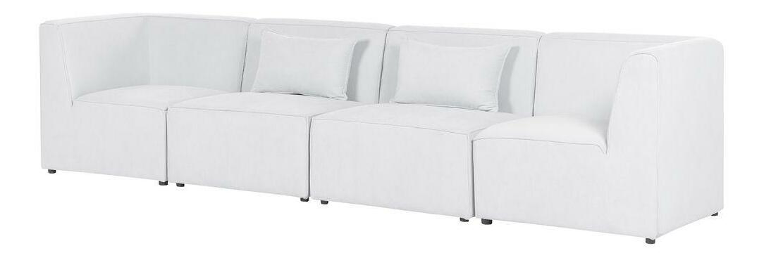 Pohovka štvorsedačka Lemia (biela)