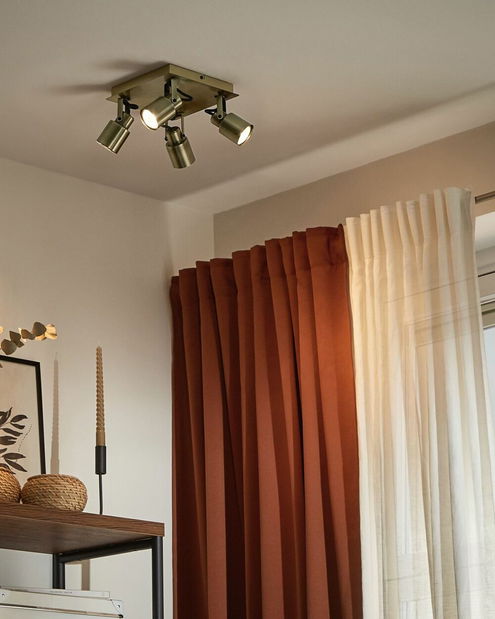 Stropné svietidlo Briyah (mosadzná)