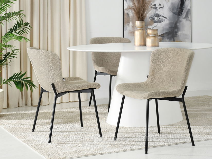 Stolica Kirkland (bež + crna)