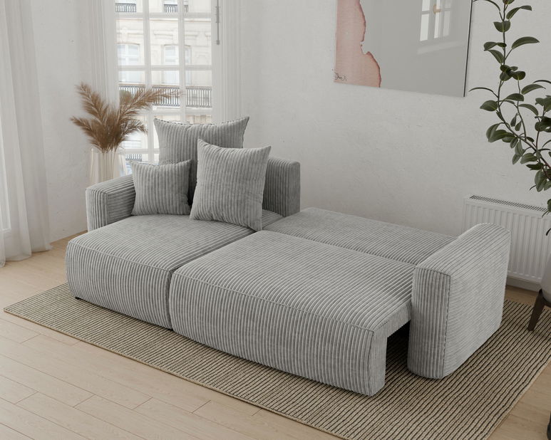 Rohová sedačka Denia (L) (svetlosivá)