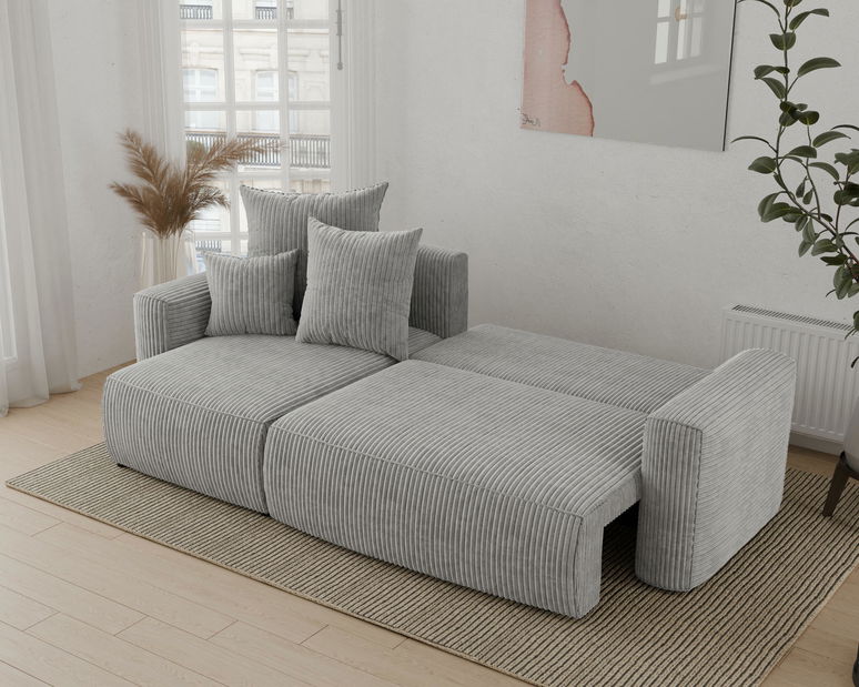 Sarokkanapé Denia (B) (világosszürke)