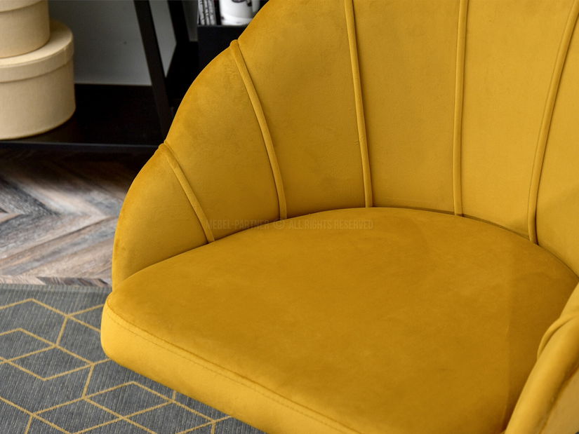 Scaun de birou Leezare (auriu)