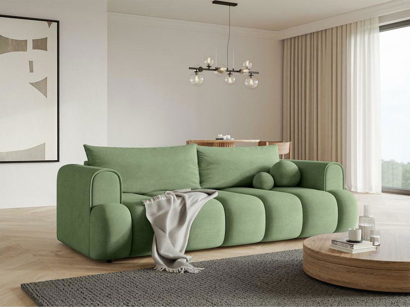 Canapea trei locuri Didier (eucalipt + negru)