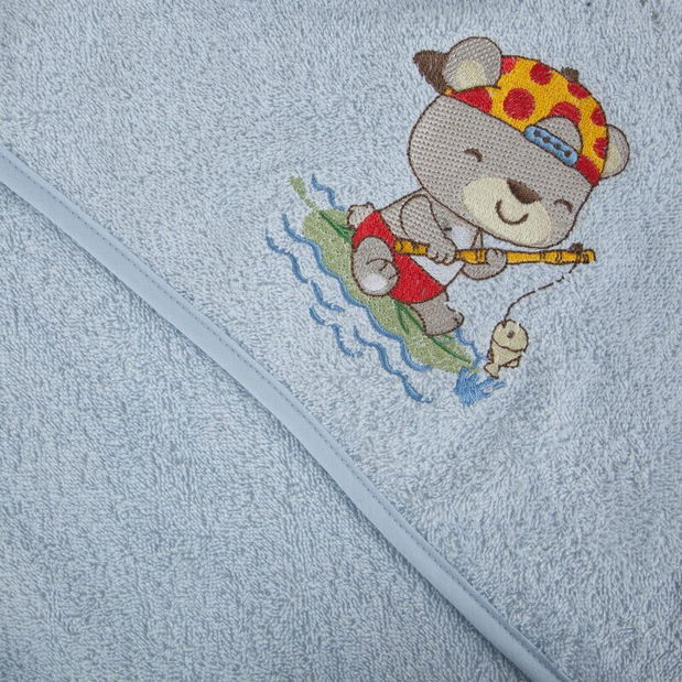 Set ručnika 70x140 cm Bambino 29 (3 kom) (nebesko plava)