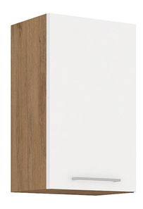 Gornji kuhinjski ormarić Bronte 45 G-72 1F (hrast lancelot + bijeli sjaj)