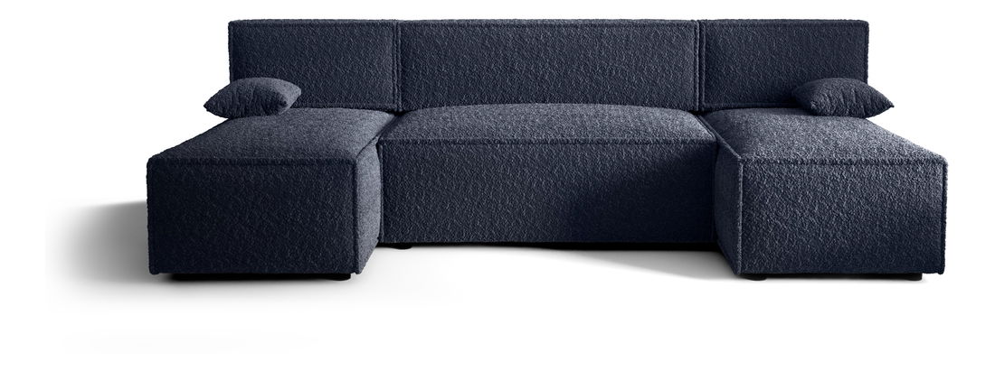 Rohová sedacia súprava U Mirage U Sed (tmavomodrá)