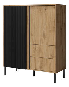 Komoda Munkki 1 (hrast + crna)