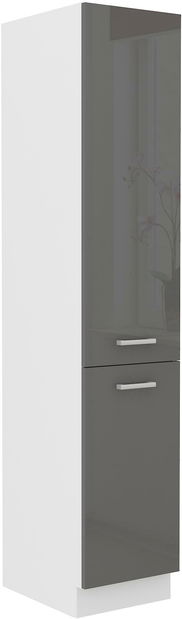 Felső konyhaszekrény Saria 40 DK-202 2F (fehér + fényes szürke)