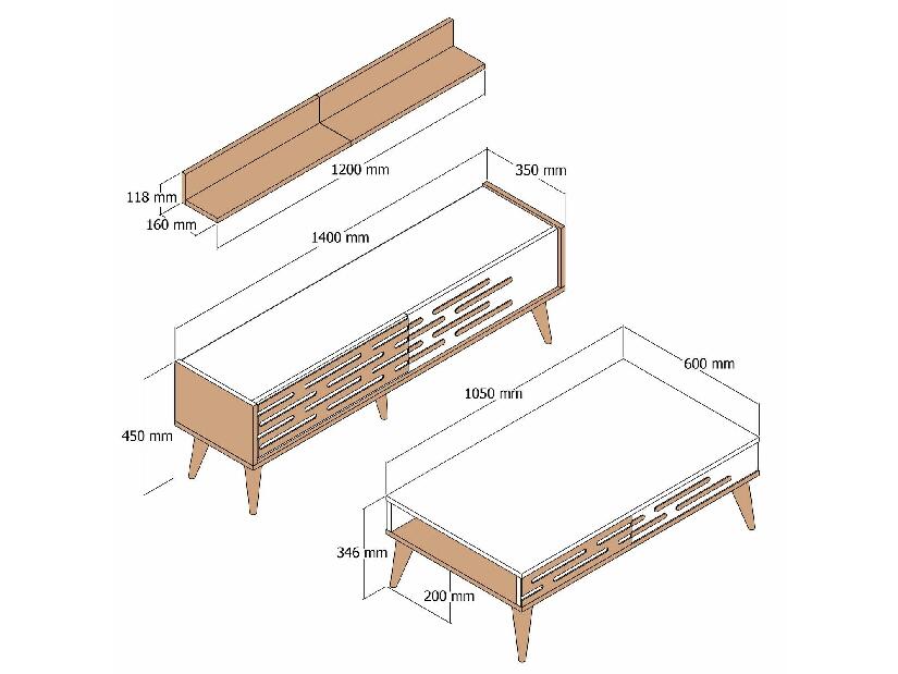 Mobilier living Valencia (Nuc + Alb)