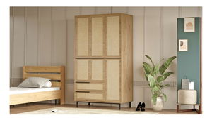 Ormar za garderobu Otto 15 (orah + hrast)