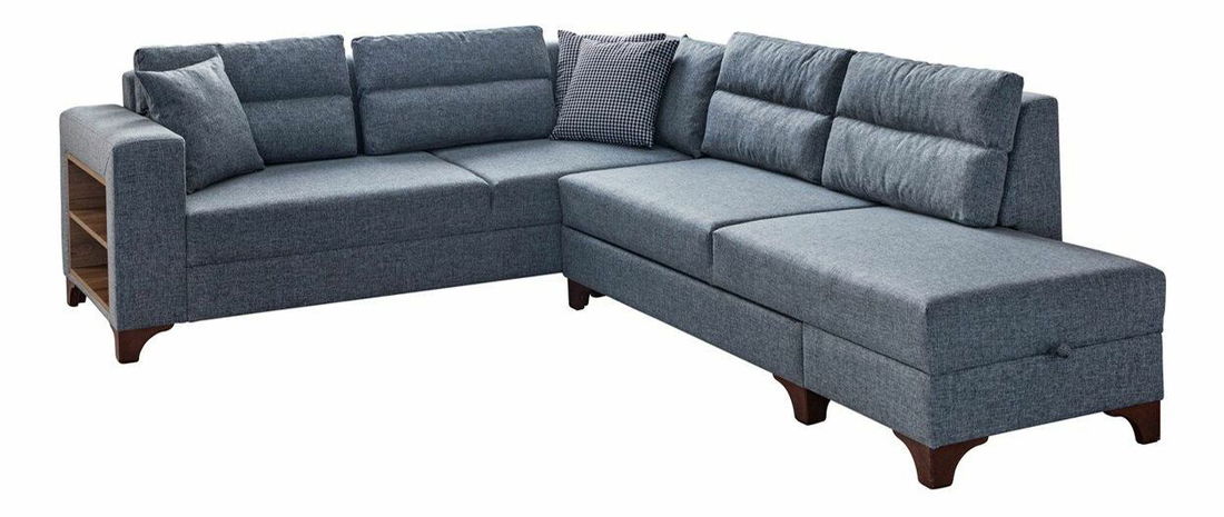 Rohová sedačka Tlofa (sivá) (L)