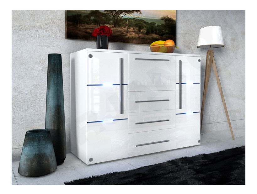 Komód Bridget (fehér)