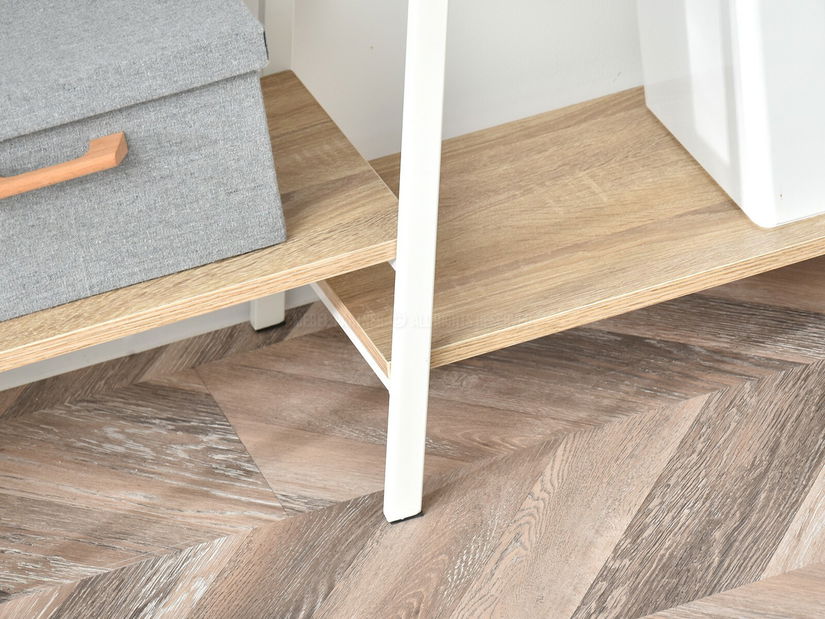 Regál Gecon Reg (dub + biela)