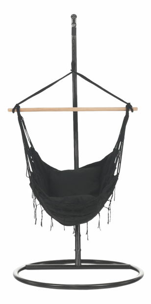 Závesné hojdacie kreslo Orilana (tmavosivá)