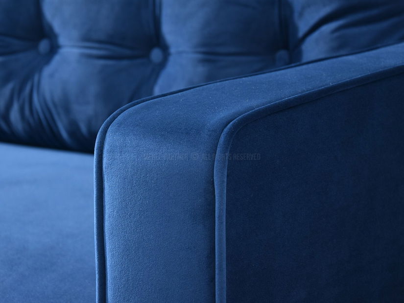 Kétszemélyes kanapé Legacion (fekete)