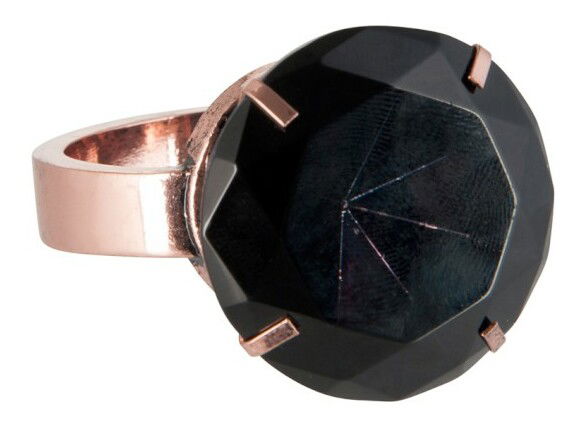 Držiak na obrúsky Jolipa Wedding Ring (4x4x6cm) (Čierna)