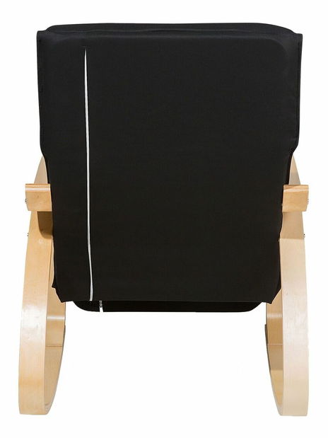 Hojdacie kreslo WELLO (textil) (čierna)