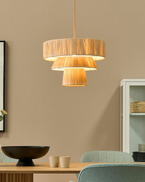 Függesztett lámpa Chaza (természetes) 