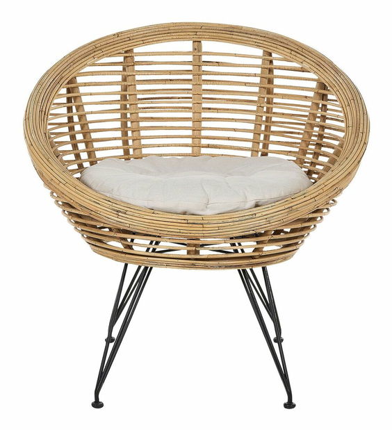 Kerti fotel Marza (természetes)