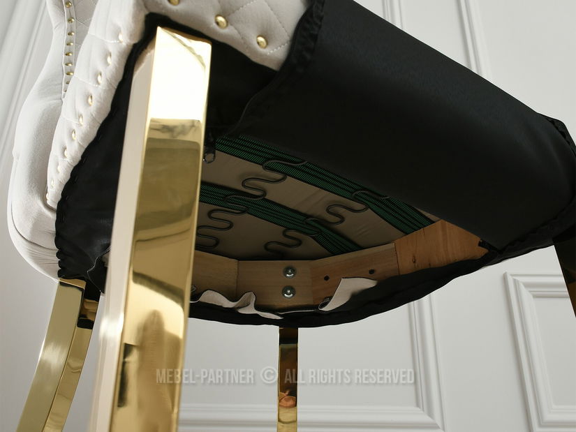 Scaun Gabi (bej + auriu)