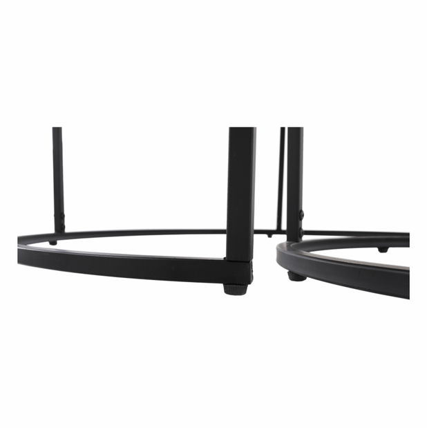 Set stolića za kavu 2 kom. Ilak (hrast + crna)