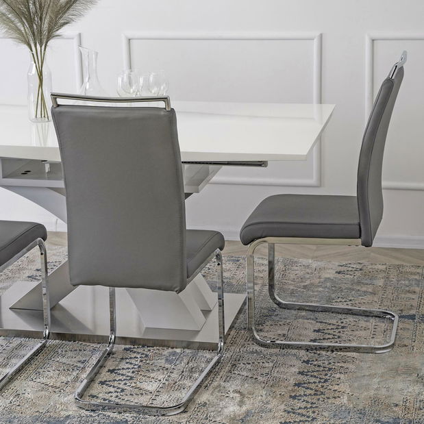 Scaun sufragerie Lagos (gri) 