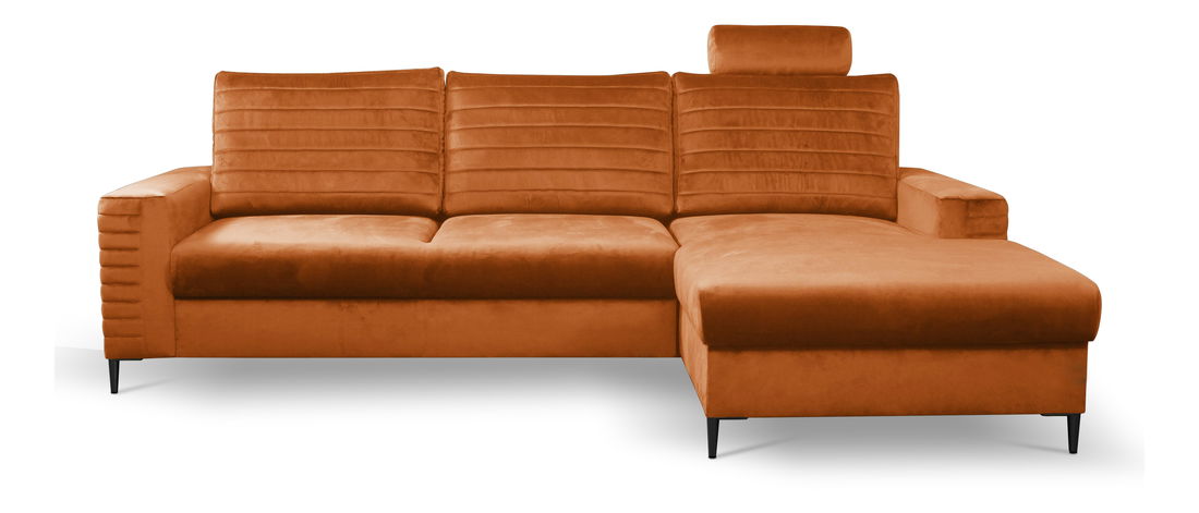 Sarok ülőgarnitúra Coleen (rozsda) (J)