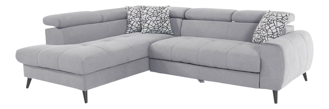 Rohová sedačka Mila Plus (sivá) (L)