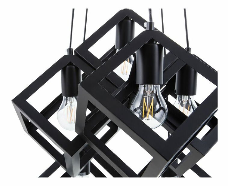 Závesná lampa Cambe (čierna)