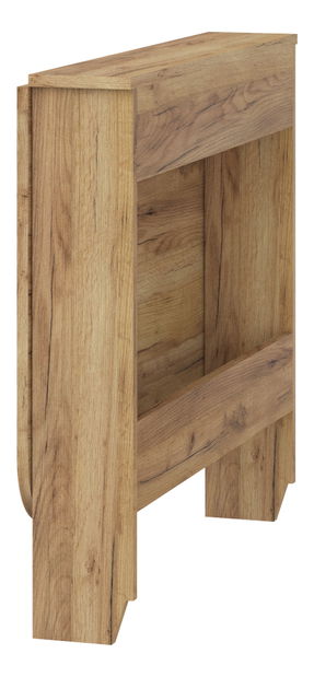 Masă de sufragerie extensibilă Elston 6 (craft auriu) (pentru 2 persoane)