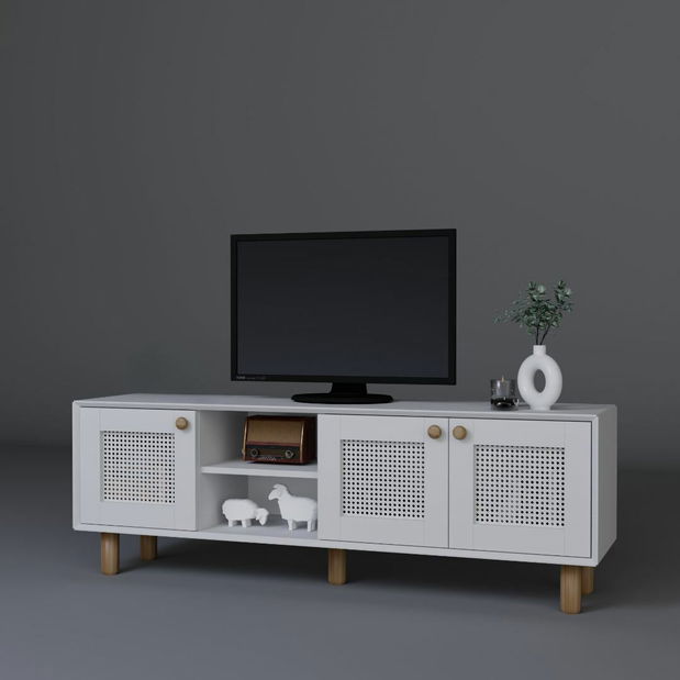 TV skrinka Bohema (biela)