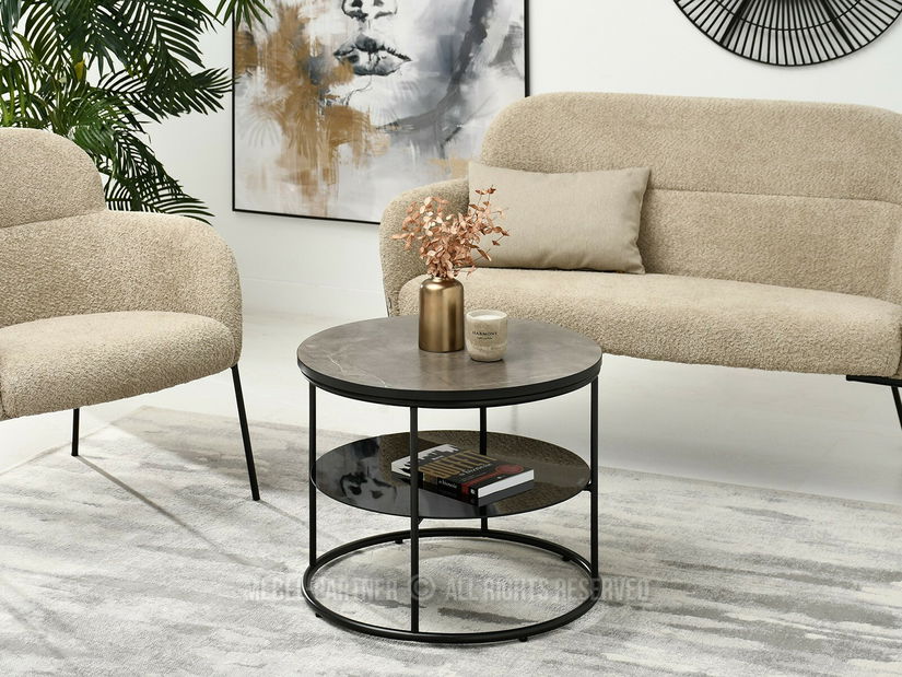 Stolić za kavu Ringo (grafit + crna)