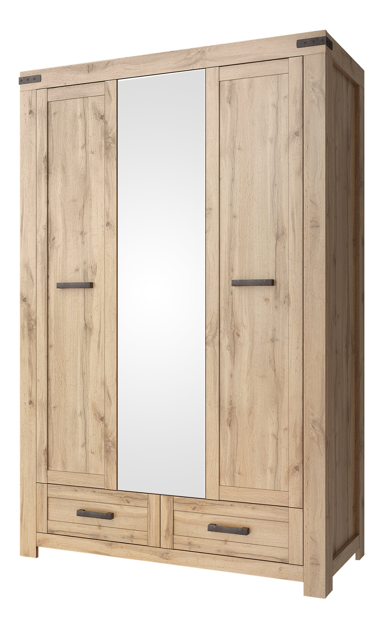 Dulap de haine Mirella 3D2S (Stejar wotan)