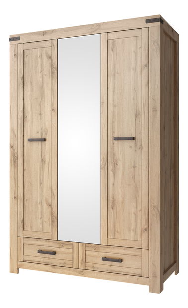 Ruhásszekrény Mirella 3D2S (wotan tölgy)