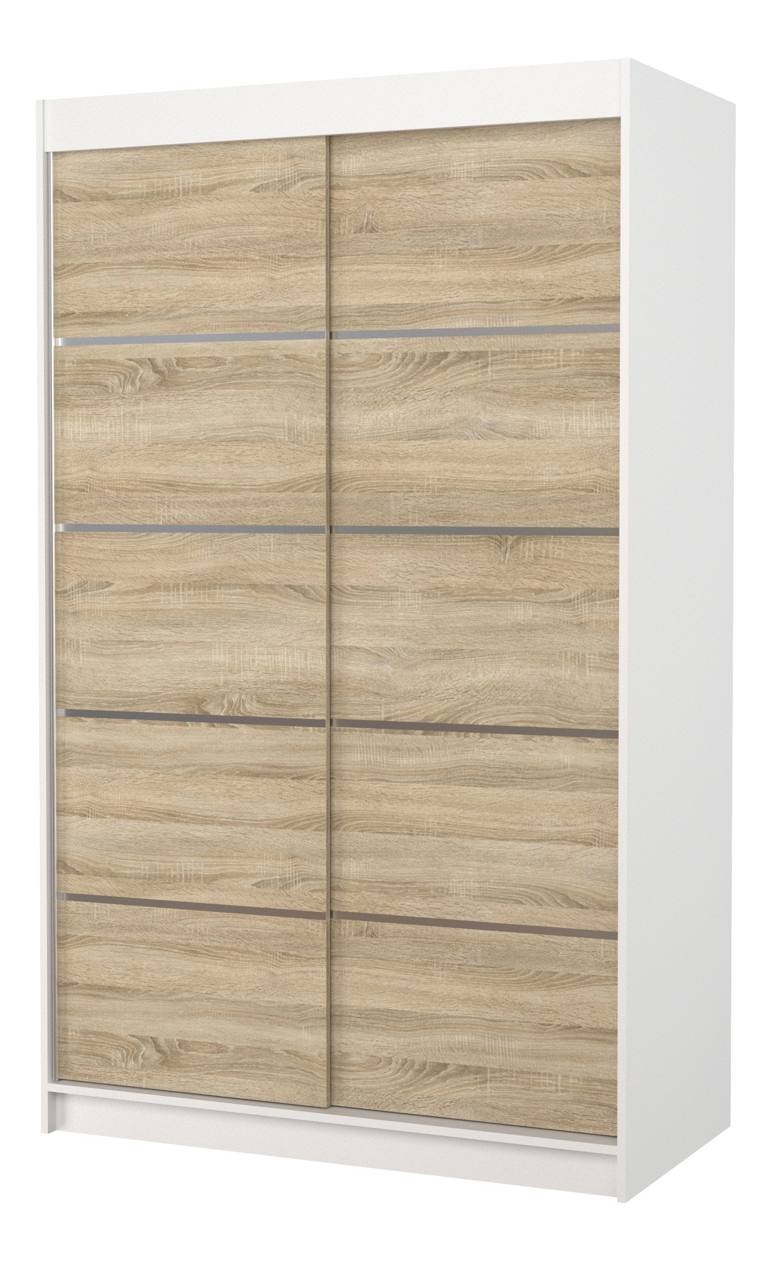 Ruhásszekrény Botres (fehér + sonoma tölgy)