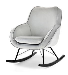 Relaxačné kreslo Coccolisimo (sivá + čierna)