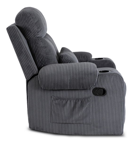 Polohovacie kreslo Trigesimo (sivá) 