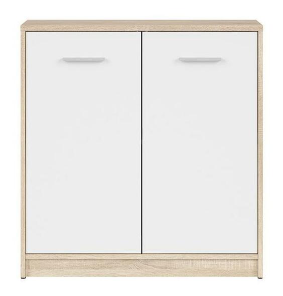 Szekrény Nepo Plus 4 (szonoma tölgy + fehér) 