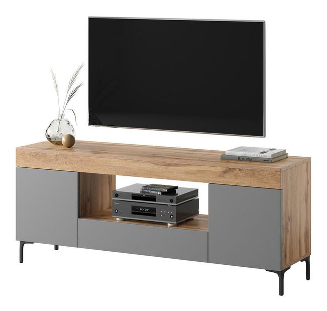 Dulap TV Giuseppo (stejar lancaster + gri)