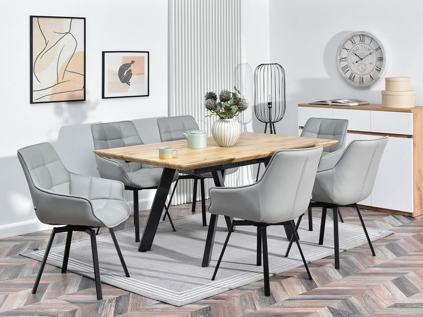 Scaun Aranbura (gri + negru)