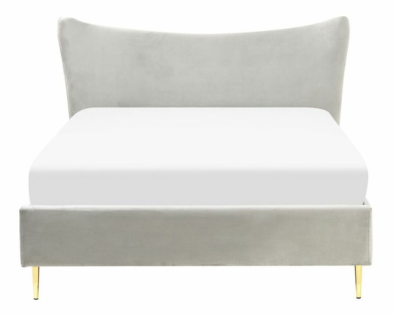 Manželská posteľ 140 cm Chaza (svetlosivá)