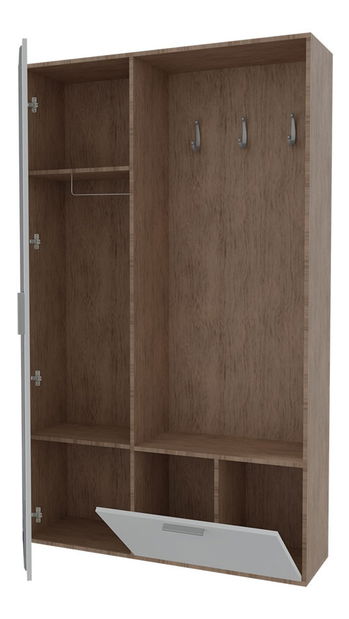 Šatníková skriňa Tabacalera (alpská biela)