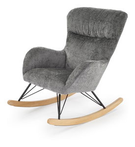 Fotelja za ljuljanje Caster (siva)