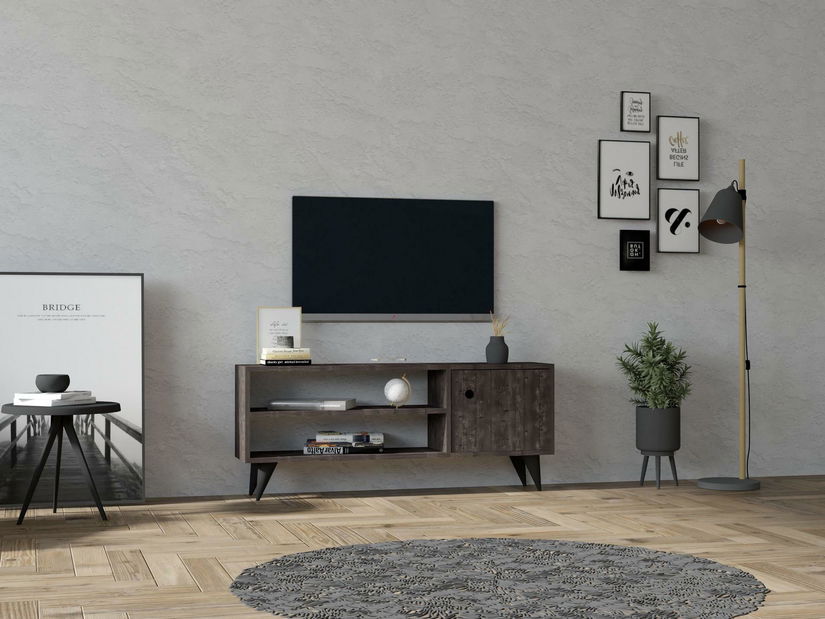 TV asztal/szekrény Telopa (antracit) 