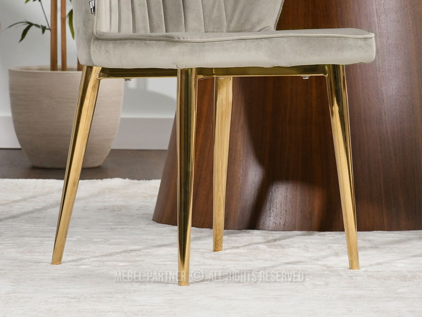 Scaun Greta K (bej + auriu)