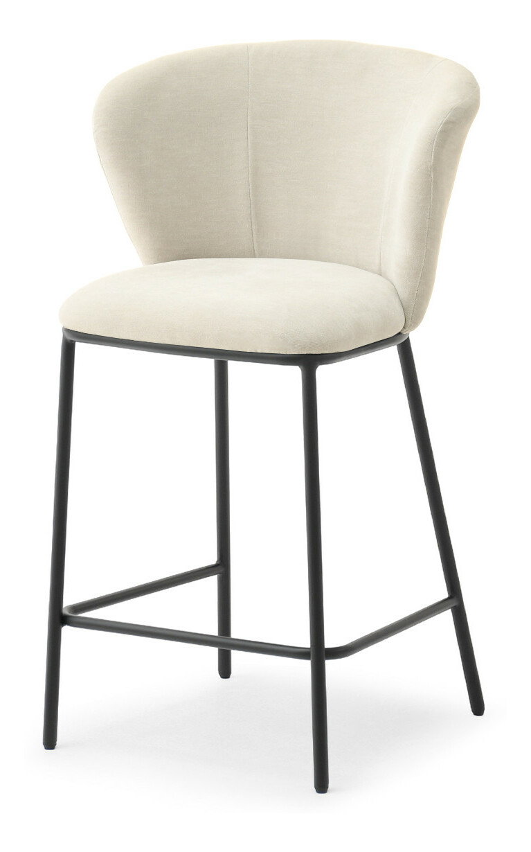 Barová stolička Kurkum (béžová + čierna)