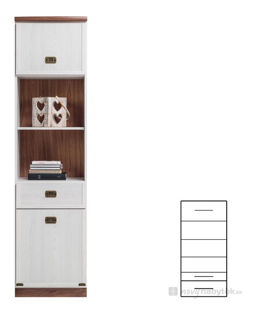 Polcos szekrény Magic MA 5 LP