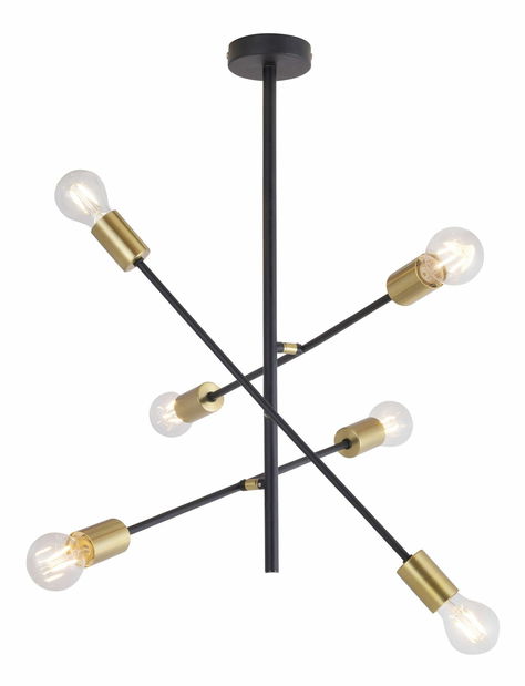 Aplică de perete Lanny 2104 (negru + auriu)